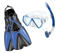 Mares Aquazone X One Pirate Snorkeling Set Blue,Black XS Kids