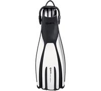 Mares Avanti Quattro+, Diving Fins Open Boot, Adult, White, XS 34 and 36