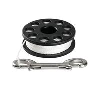 Mares Compact Spool 20 m - Diving Reel Guide Line Parachute SMB, Double-Ended Stainless Steel Carabiner, Lightweight Anti-Corrosion, Safety Navigation