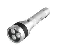 Mares Diving Flashlight EOS 20 LRZ – Rechargeable, 2300 Lumens, 100 min, Aluminium, Silver