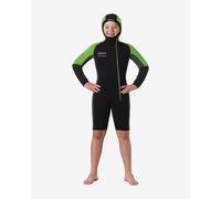 Mares Explorer 5 mm Wetsuit Jacket with Hood Green Black Kids - -1