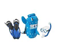 Mares HEAD Sea Pals Character Kids Mask Fin Snorkel Set, Blue, Large/1-4