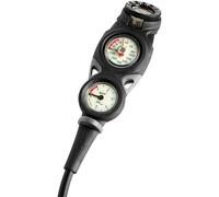 Mares Instrument Mission 3 Pressure Gauge - Black/Black, One Size IN
