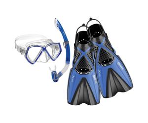 Mares - Kid's Set X-One Pirate - Snorkelling set size 24-29 - XS, blue