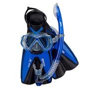 Mares Aquazone X One Pirate Snorkeling Set Blue,Black XS
