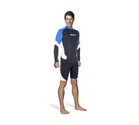 Mares Men's Trilastic Long Sleeve Shirt - Black/White/Blue, Small