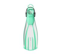 Mares Plana Open Heel Avanti Quattro+ Fin (Regular, Aqua)