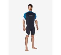 Mares Rash Guard Short-Sleeved Swimming Top Blue - M