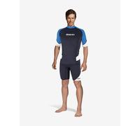 Mares Rash Guard Trilastic Short Sleeve Wetsuit - Blue, Size Medium