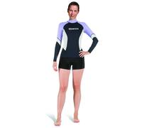 Mares Rash Guard Upf Block +80 She Dives Long Sleeve Rash Guard Black 2XS Woman