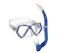 Mares Set Mask and Snorkel Snorkeling Pirate Silicone Clear Blue Junior 8-14