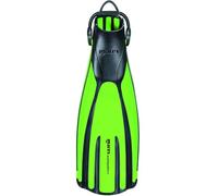 Mares Unisex's Fins Avanti Quattro Plus Flipper with Strap-Lime/LM, X-Large