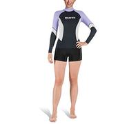 Mares Rash Guard Upf Block +80 She Dives Long Sleeve Rash Guard Black 2XS Woman