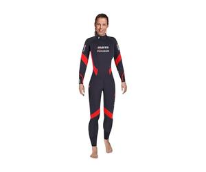 Mares Women's Pioneer 5 mm Wetsuit, Blue/Red, S2