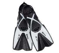 Mares X-One Junior - Kids Short Snorkelling Fins with Open Heel, Perforated Pocket, Buckle-Free Strap, Comfort and Aquatic Performance