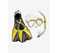 Mares Aquazone Set X One Marea Snorkeling Set Yellow EU 44-47