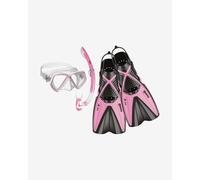 Mares X-One Pirate Fins Pink Black - XS