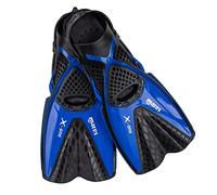 Mares X-One - Short Snorkelling Fins, Lightweight Open Heel Design, Perforated Foot Pocket, Channel Thrust Technology, Travel and Tropical Diving