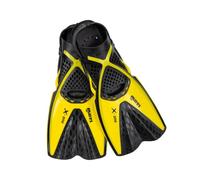 Mares X-One - Short Snorkelling Fins, Lightweight Open Heel Design, Perforated Foot Pocket, Channel Thrust Technology, Travel and Tropical Diving