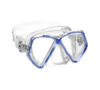 Mares Zephir Jr - Kids Diving Mask 8-14y with Double Tempered Glass, Micro-Frame, Wide Vision, Siliter Skirt and EZ Adjust 360° Buckles