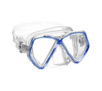 Mares Zephir Jr - Kids Diving Mask with Double Tempered Glass, Micro-Frame, Wide Vision, Siliter Skirt and EZ Adjust 360° Buckles