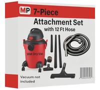 Maresh Products Shop-Vac Style Vacuum Cleaner Crushproof Industrial Style Hose with Tool Set. Has 2 1/2" Coupling for The Tank of The Vacuum and use The Standard 1 1/4" Hose attachments.