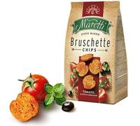 Maretti Bruschette Chips 70g (Tomato, olives & oregano, Pack of 7)