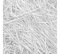 MARFOREVER 200g/7oz Crinkle Shredded Paper Filler for Gift Baskets, White Raffia Grass Confetti Cut Paper Shred for Christmas Basket Stuffing Halloween Birthday Wedding Gift Box Packaging Wrapping