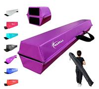 MARFULA 6 FT / 8 FT / 9 FT / 10 FT Balance Beam Folding Floor Gymnastics Equipment for Kids, Non Slip Base, Gymnastics Beam for Training Home Gym Use