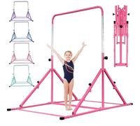 MARFULA Gymnastics Bar Folding Junior Training Bar Gymnastics Horizontal Bar Folding Monkey Bar Kip Bar for Kids Home Gymnastics Training Equipment