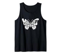 Margaret Butterfly - Personalized Cute Name Word Art Tank Top