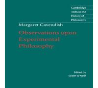 Margaret Cavendish Observations Upon Experimental Philosophy Hardcover Book Margaret Cavendish Multicolor