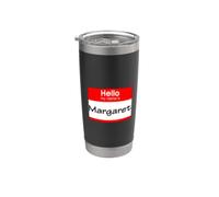Margaret, Hello My Name is Name Tag, Badge Stainless Steel Insulated Tumbler