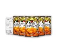 Margaret Holmes Diced Canned Rutabaga, 14.5 oz Cans, (Pack of 6) Bundled with a JFS Recipe Card