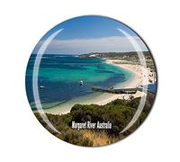 Margaret River Australia Fridge Magnet Crystal Tourist Souvenir Gift Collection Refrigerator Magnetic Sticker