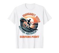 Margaret River Western Australia Surfers Point Value Graphic T-Shirt, Men, White, M