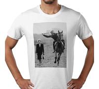 Margaret Thatcher Anarchist Poll Tax Coal Not Dole Tee T-Shirt Miner's Strike 90s Nineties 100% Cotton (UK, Alpha, One Size, L, Regular, Regular, White)