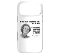 Margaret Thatcher feminist political Conservative Tory Case for iPhone 17 Pro Max