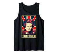Margaret Thatcher Propaganda Pop Art Poster Tank Top