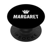 Margaret the Queen / Crown & Name - Women Called Margaret PopSockets Swappable PopGrip