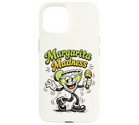 Margarita Madness Retro Cartoon Funny Tequila Drinking Case for iPhone 15
