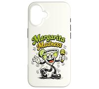 Margarita Madness Retro Cartoon Funny Tequila Drinking Case for iPhone 16