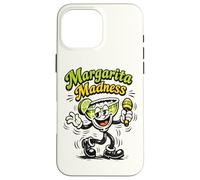 Margarita Madness Retro Cartoon Funny Tequila Drinking Case for iPhone 16 Pro Max