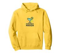 Margarita Maven: Vibrant Cocktail Logo for Bar Enthusiasts Pullover Hoodie, Adult Unisex, Lemon, M