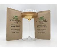 Margarita Uno Premium Margarita Mix Powder - 2 Pack - Just Add Tequila, Water, and Ice - No Artificial Sweeteners, Flavours, Colours, or Preservatives - (4 Drinks per Packet, 8 Drinks Total)