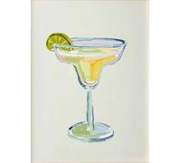 Margarita Wall Art Print, Bar Wall Decor Cocktail Poster, Trendy Wall, Minimalist Elegant Retro, Nice Murals (16 x 24 in, Unframed)