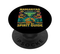Margaritas Are My Spirit Guide Tequila Humor Cocktail PopSockets Adhesive PopGrip