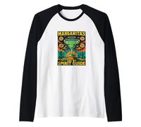 Margaritas are My Spirit Guide Tequila Humor Cocktail Raglan Baseball Tee