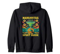 Margaritas Are My Spirit Guide Tequila Humor Cocktail Zip Hoodie