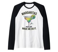 Margaritas Made Me Do It Tequila Cocktail Drinks Raglan Baseball Tee